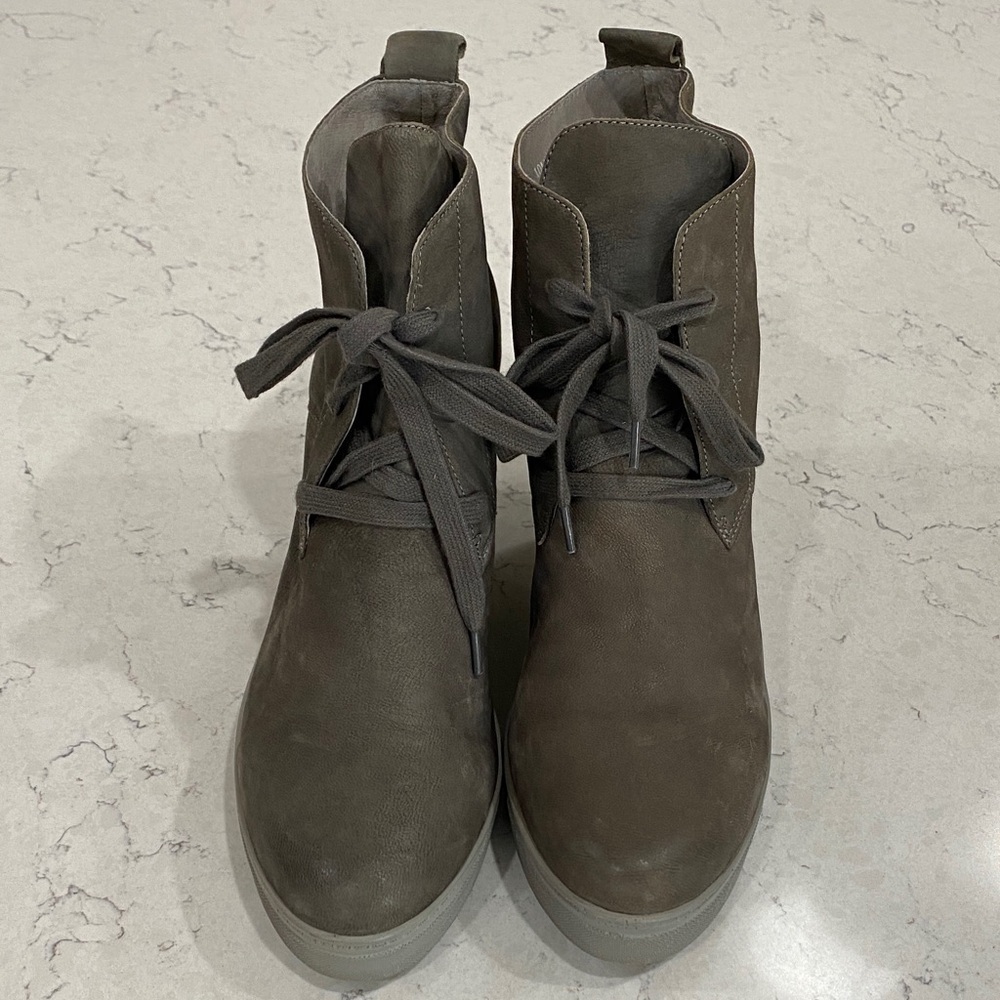 Eileen Fisher Gray Ankle Boots